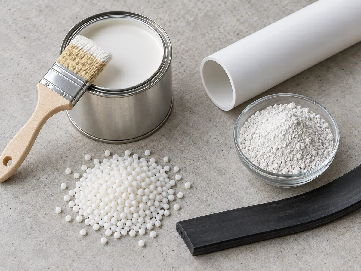 Paint, PVC and construction applications for mineral fillers